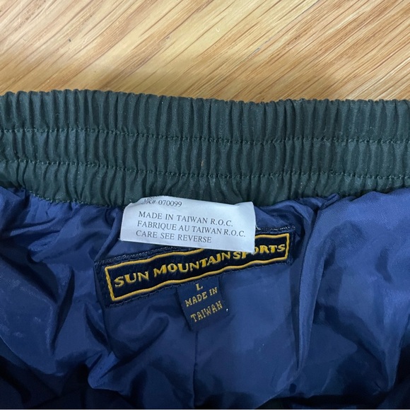 Sun Mountain Sports waterproof golf/rain pants, Dark Hunter Green size L - Picture 7 of 11